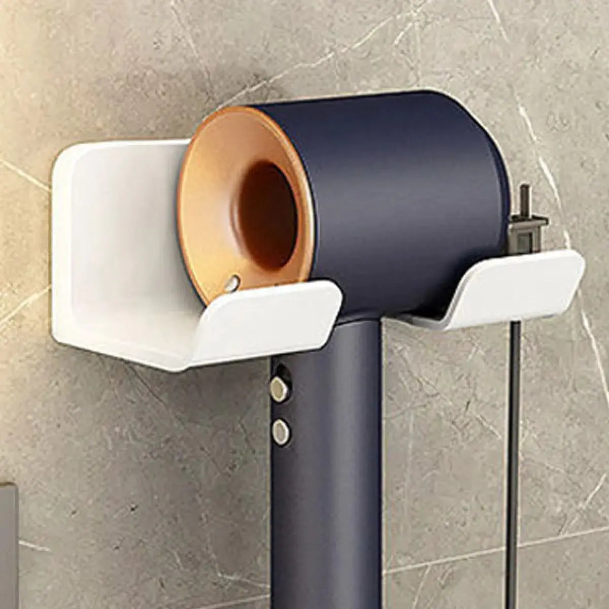 Wall-Hang Hair Dryer Organizer