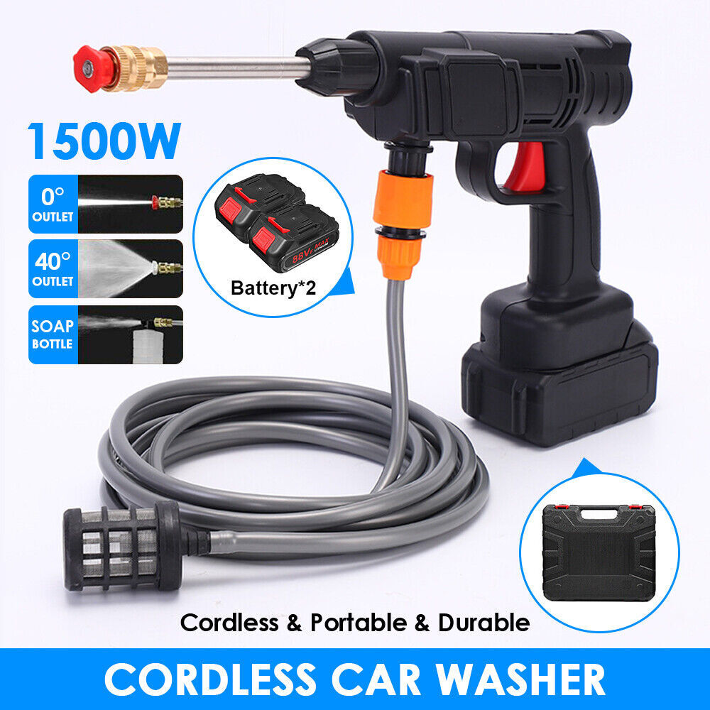 Portable High-Pressure Jet Washer – 2 Battery Cordless Cleaner